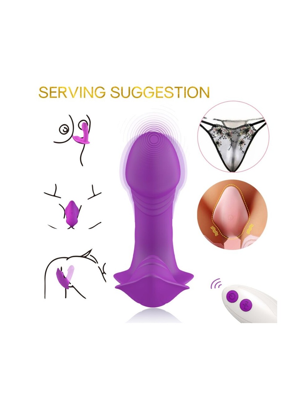 ARMONY - WHISTLE VIBRATOR INTRODUCIBLE REMOTE CONTROL PURPLE