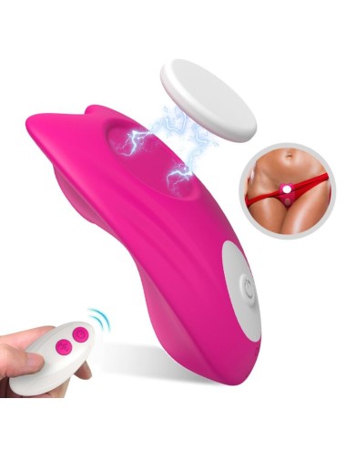 ARMONY - BUTTERFLY WEARABLE PANTIES VIBRATOR REMOTE CONTROL PINK