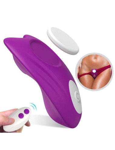 ARMONY - BUTTERFLY WEARABLE PANTIES VIBRATOR REMOTE CONTROL PURPLE