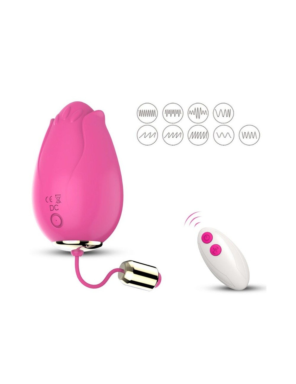 ARMONY - MANDALA EGG VIBRATOR G-SPOT REMOTE CONTROL FUCHSIA