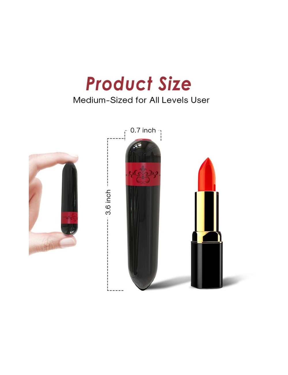 ARMONY - ROCKET VIBRATOR BULLET BLACK
