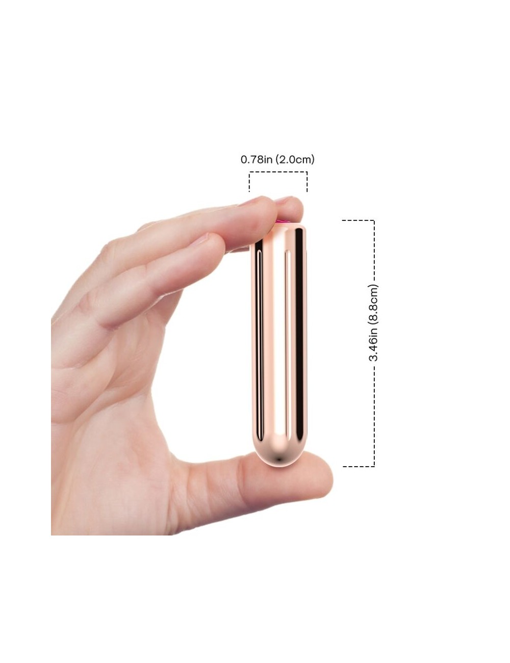 ARMONY - WARHEAD VIBRATOR BULLET GOLDEN 2 CM x 8.8 CM