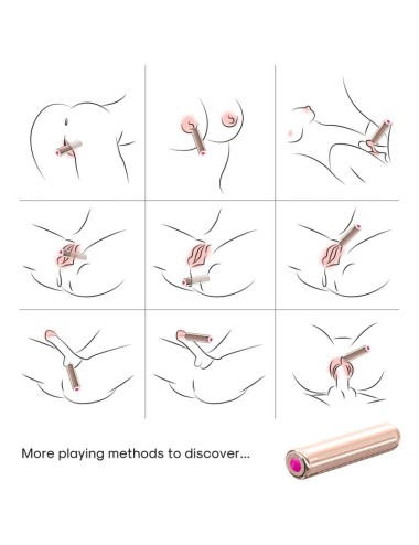 ARMONY - WARHEAD VIBRATOR BULLET GOLDEN 2 CM x 8.8 CM