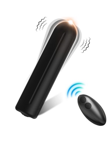 ARMONY - WARHEAD VIBRATOR BULLET REMOTE CONTROL BLACK 2 CM X 8.8 CM