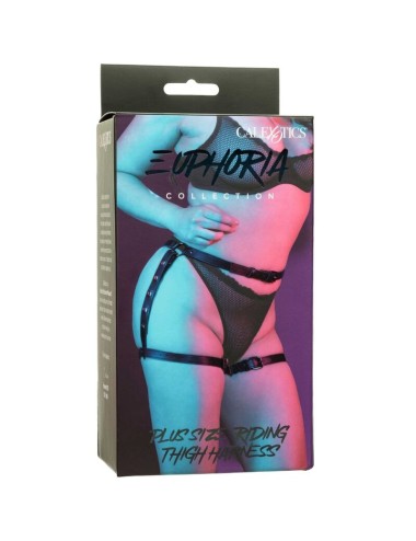 CALEXOTICS - EUPHORIA PLUS SIZE RIDING THIGH HARNESS