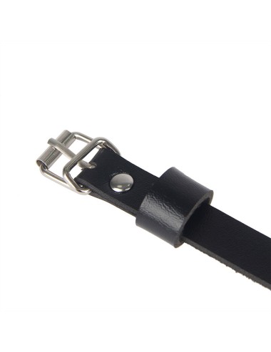 SUBBLIME - LEATHER WAIST AND LEG HARNESS BLACK ONE SIZE