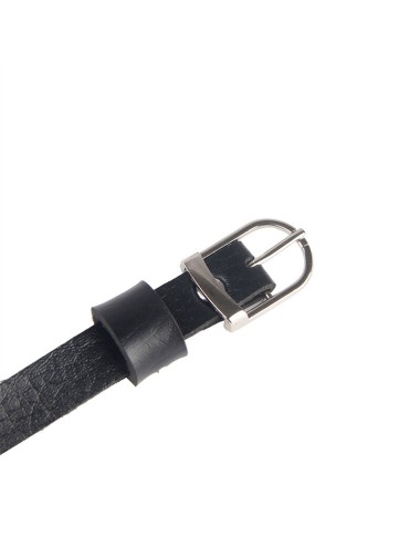 SUBBLIME - CHEST HARNESS LEATHER CHAINS BLACK ONE SIZE