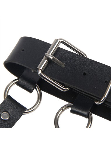 SUBBLIME - CHEST HARNESS WITH BIG RING CHAINS ONE SIZE