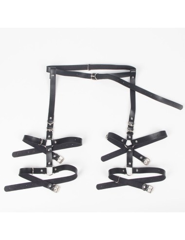 SUBBLIME - GARTER HARNESS WITH RINGS ONE SIZE