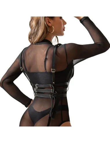 SUBBLIME - CORSET HARNESS WITH CHAINDETAIL ONE SIZE