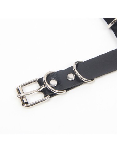 SUBBLIME - HARNESS BRA WITH CHAINDETAIL ONE SIZE