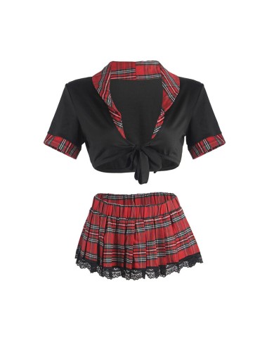 SUBBLIME - SEXY SCHOOLGIRL COSTUME WITH TOP L/XL