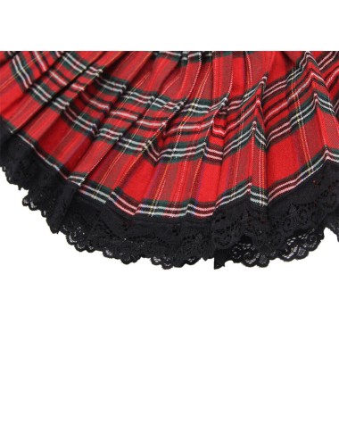 SUBBLIME - SEXY SCHOOLGIRL COSTUME WITH TOP L/XL