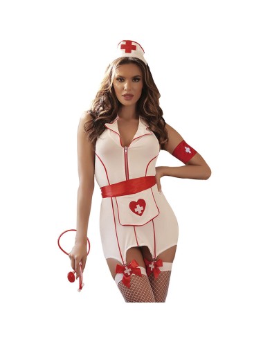 SUBBLIME - SEXY NURSE COSTUME DRESS L/XL