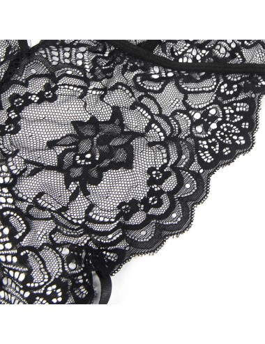 SUBBLIME - LACE BODY POLICE COSTUME BLACK L/XL