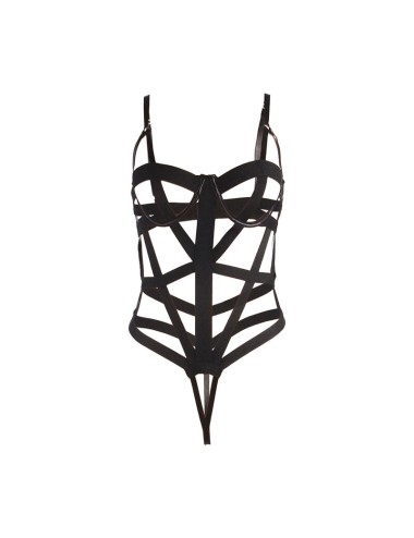 SUBBLIME - SEXY BODY WITH CUTOUTS BLACK S/M