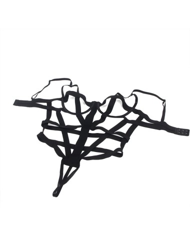 SUBBLIME - SEXY BODY WITH CUTOUTS BLACK S/M