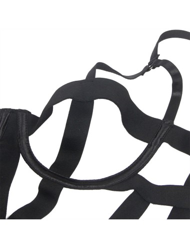 SUBBLIME - SEXY BODY WITH CUTOUTS BLACK S/M