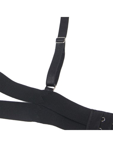 SUBBLIME - SEXY BODY WITH CUTOUTS BLACK S/M