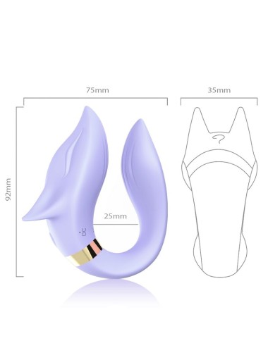 ARMONY - FOX VIBRATOR FOR COUPLES REMOTE CONTROL PURPLE