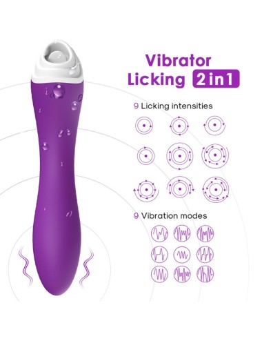 ARMONY - FAIRYLAND LICKING VIBRATING CLIT & VIBRATOR PURPLE