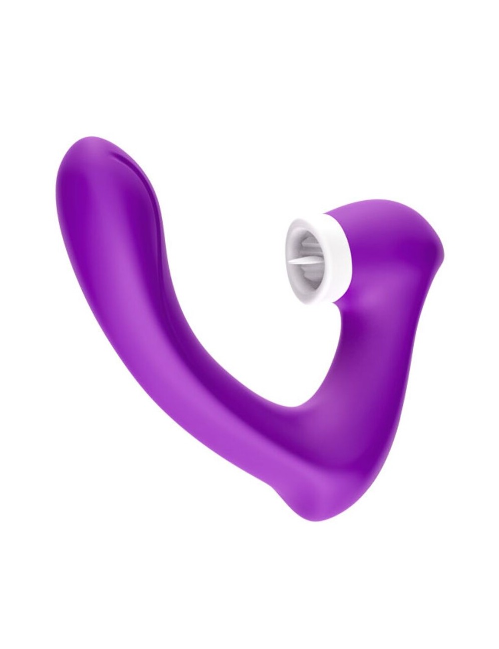 ARMONY - SECRETKISS LICKING VIBRATING CLIT & VIBRATOR CURVED PURPLE