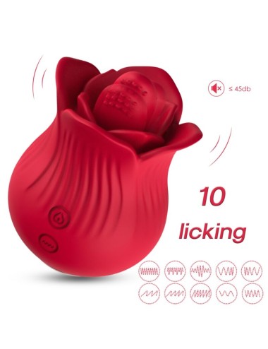 ARMONY - ROSE VIBRATOR & STIMULATOR RED