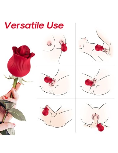 ARMONY - ROSE VIBRATOR & STIMULATOR RED