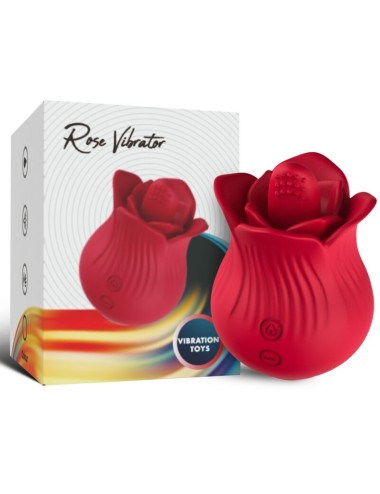 ARMONY - ROSE VIBRATOR & STIMULATOR RED
