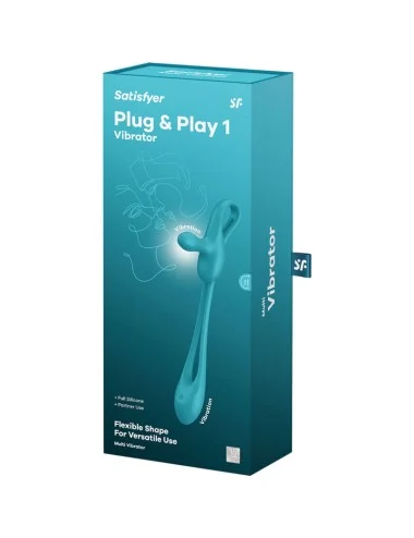 SATISFYER - PLUG & PLAY 1 FLEXIBLE MULTIVIBRATOR