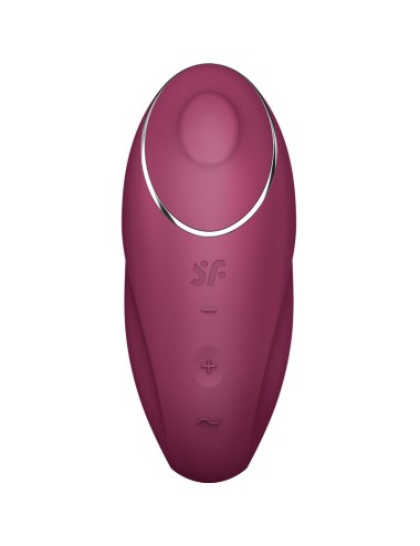 SATISFYER - TAP & CLIMAX 1 LAY-ON VIBRATOR RED