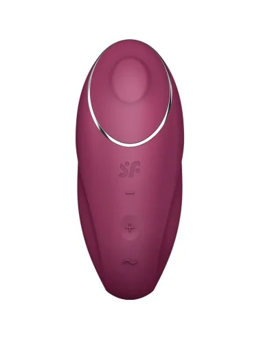 SATISFYER - TAP & CLIMAX 1 LAY-ON VIBRATOR RED