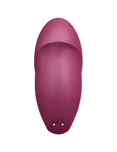 SATISFYER - TAP & CLIMAX 1 LAY-ON VIBRATOR RED