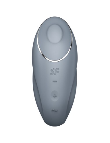 SATISFYER - TAP & CLIMAX 1 LAY-ON VIBRATOR GREY