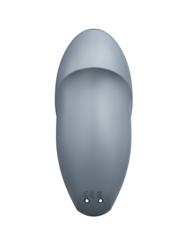 SATISFYER - TAP & CLIMAX 1 LAY-ON VIBRATOR GREY