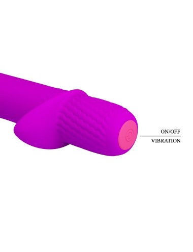 PRETTY LOVE - TROY PURPLE RECHARGEABLE VIBRATOR