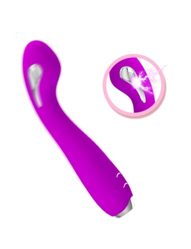 PRETTY LOVE - HECTOR RECHARGEABLE ELECTROSHOCK VIBRATOR WATERPROOF PURPLE