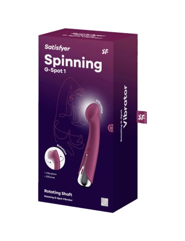 SATISFYER - SPINNING G-SPORT 1 ROTATOR VIBRATOR RED