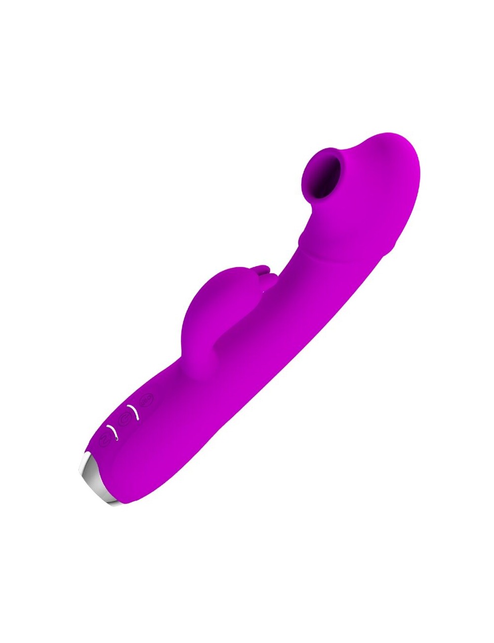 PRETTY LOVE - REGINA RECHARGEABLE VIBRATOR-SUCKER PURPLE PRETTY LOVE - REGINA RECHARGEABLE VIBRATOR-SUCKER PURPLE