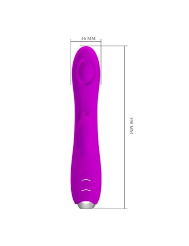 PRETTY LOVE - REGINA RECHARGEABLE VIBRATOR-SUCKER PURPLE