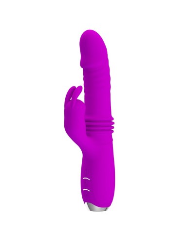 PRETTY LOVE - DOROTHY PURPLE RECHARGEABLE RABBIT VIBRATOR
