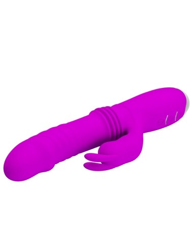 PRETTY LOVE - DOROTHY PURPLE RECHARGEABLE RABBIT VIBRATOR