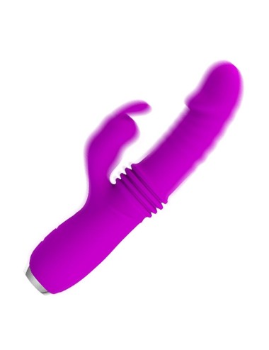 PRETTY LOVE - DOROTHY PURPLE RECHARGEABLE RABBIT VIBRATOR