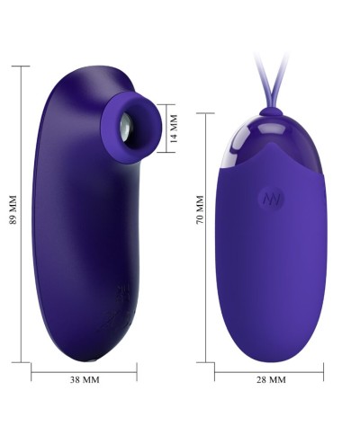 PRETTY LOVE - STIMULATOR AND PORTABLE EGG