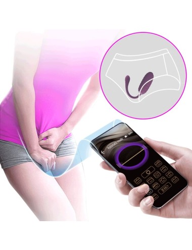 PRETTY LOVE - CASPER PURPLE RECHARGEABLE VIBRATING EGG