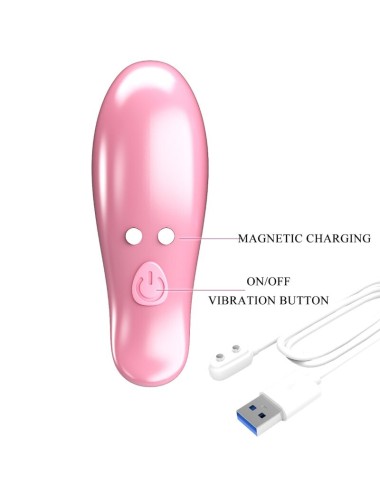 PRETTY LOVE - LEAF VIBRATING NIPPLE CLAMPS PINK
