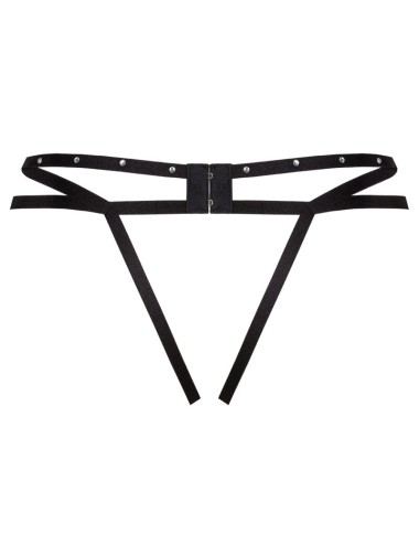 LIVCO CORSETTI FASHION - NOMADE THONG CROTCHLESS BLACK