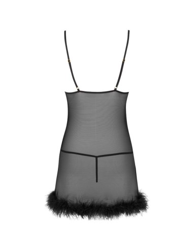 LIVCO CORSETTI FASHION - ZERUNAM SET BABYDOLL + BLACK THONG