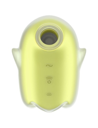 SATISFYER - GLOWING GHOST AIR PULSE & VIBRATOR YELLOW