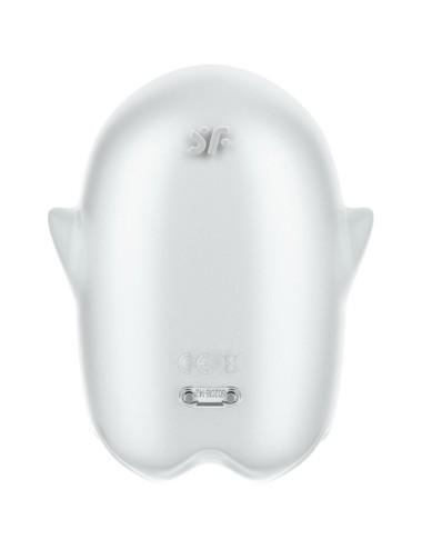 SATISFYER - GLOWING GHOST AIR PULSE & VIBRATOR WHITE